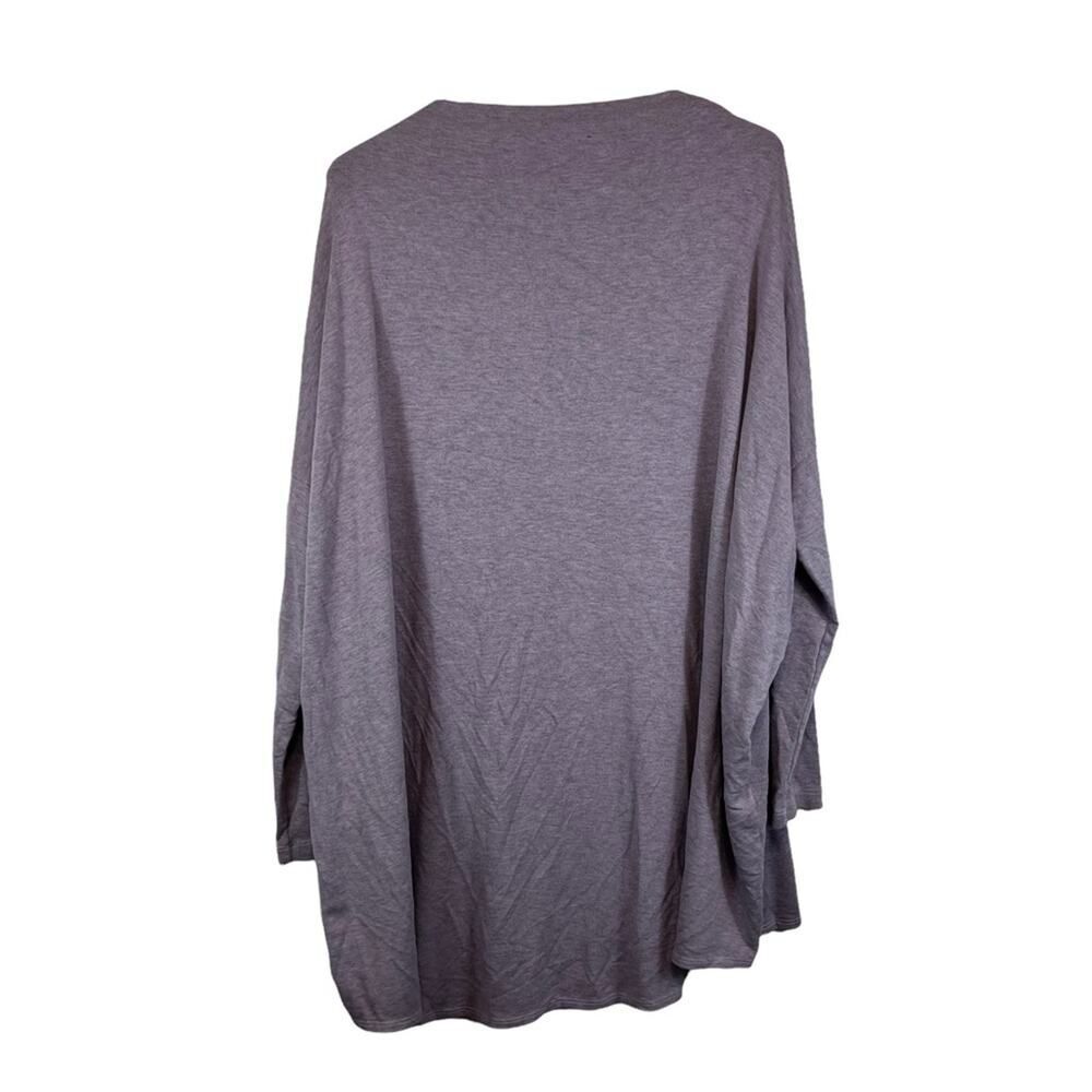 Bryn Walker Purple Bateau Neckline Long Sleeve Tunic Size Woman's Small - Picture 2 of 6